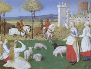 st Marguerite  From the Hours of Etienne Chevalier(mk05)